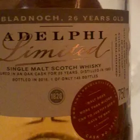 Bladnoch 1990 26 Year (Adelphi)