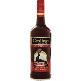 Goslings 151 Proof Black Seal Rum