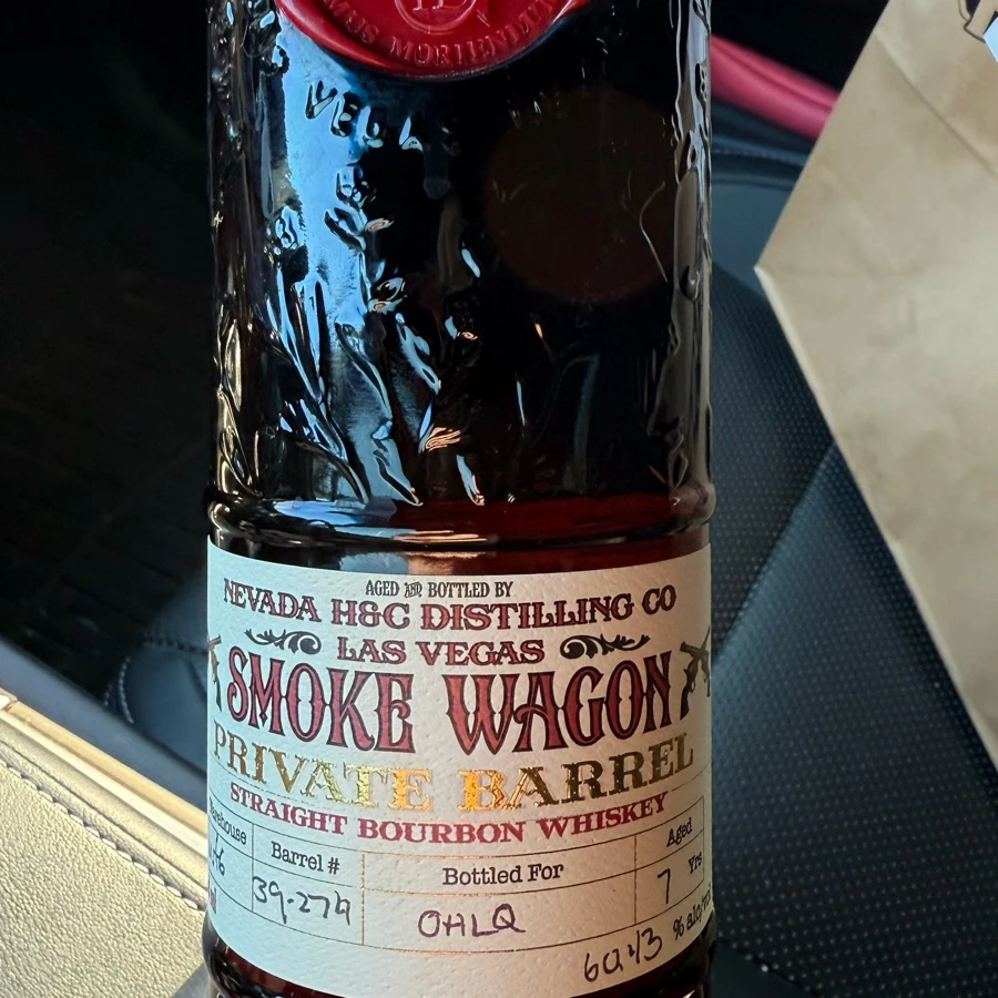Smoke Wagon Private Barrel (OHLQ Barrel 39-274)