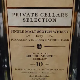 The Whisky Cellar Bruichladdich Islay