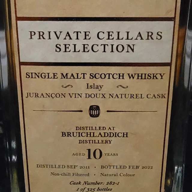 The Whisky Cellar Bruichladdich Islay