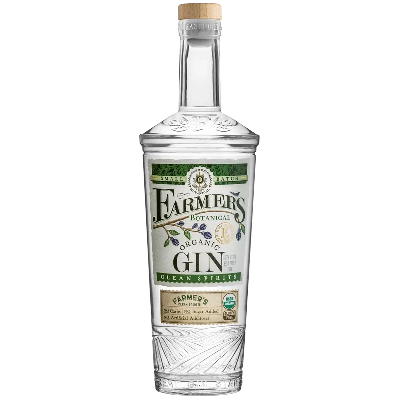 Farmers Organic Gin 750ml (93.4 proof)