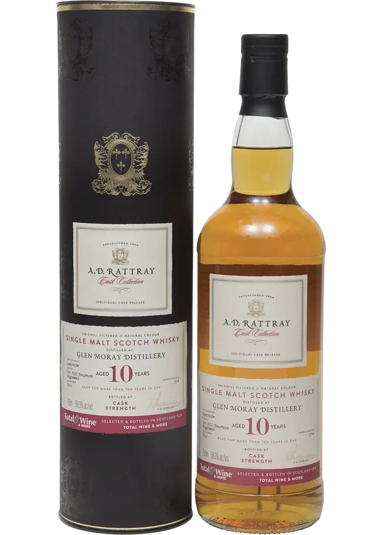 A D Rattray Glen Moray 10 Yr Barrel Select