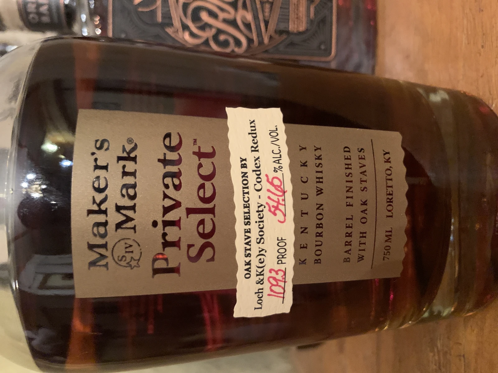 Maker's Mark Private Select Codex Redux
