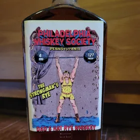 PWS The Strongman's Rye Dad's Hat Single Barrel Cask Strength Rye barrel #8