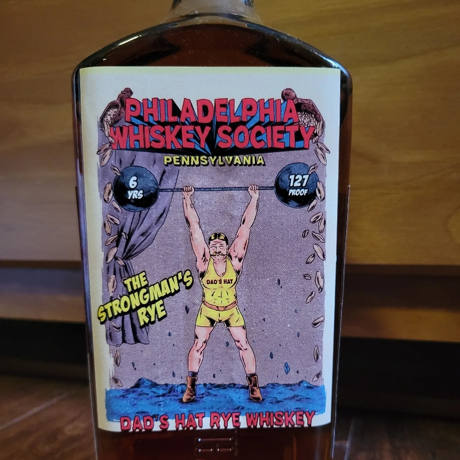 PWS The Strongman's Rye Dad's Hat Single Barrel Cask Strength Rye barrel #8