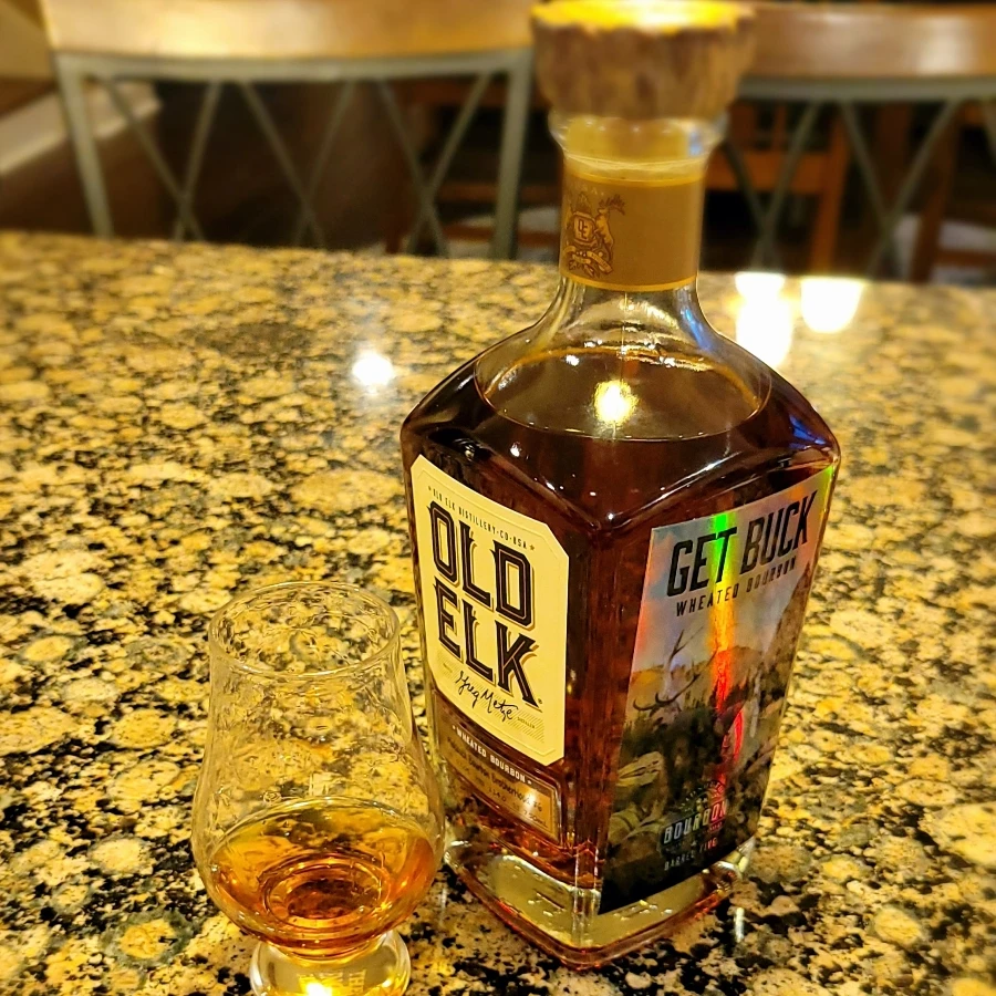 Old Elk barrel proof wheated bourbon - Get Buck MSBB barrel pick