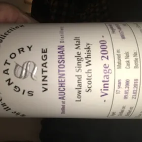 Auchentoshan 2000 17 Year Un-Chillfiltered Collection (Signatory)