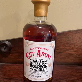 Crittenden's Cut Above Single Barrel Bottled-in-Bond