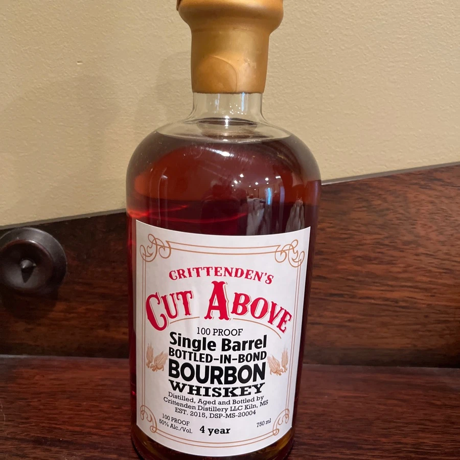 Crittenden's Cut Above Single Barrel Bottled-in-Bond