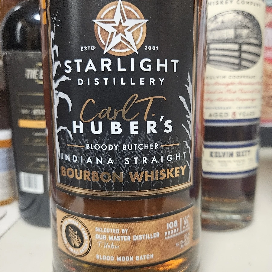 Starlight Carl T. Huber's bloody butcher bourbon