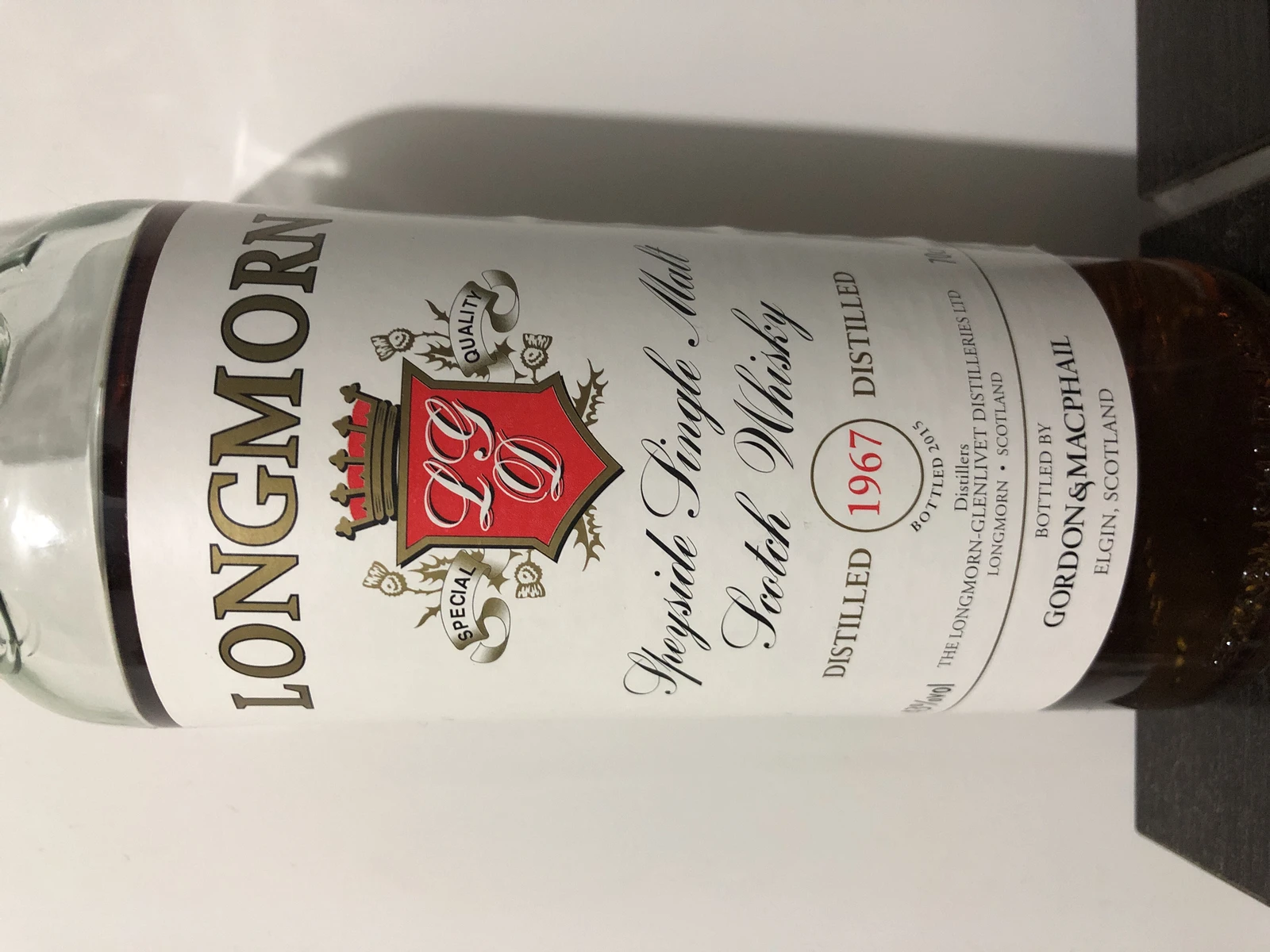 Longmorn 1967 Distillery Labels (Gordon & MacPhail)