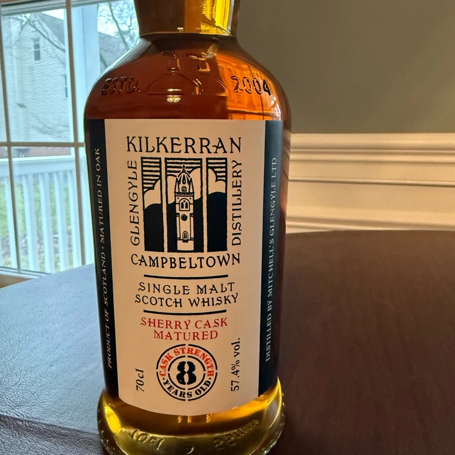 Kilkerran Sherry Cask 8 year cask strength