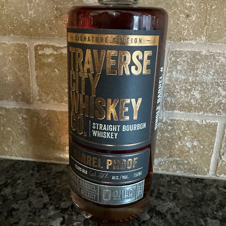 Traverse City Straight Bourbon Whiskey Barrel Proof (OHLQ 2022 Private Select Single Barrel)