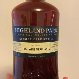Highland Park Single Cask, Aged 12 Years, First Fill Sherry Hogshead