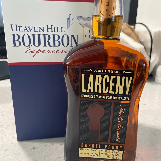 Larceny Barrel Proof Bourbon Batch Y622