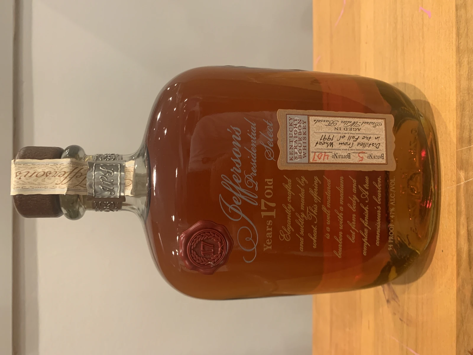 Jefferson's 17 Year Presidential Select