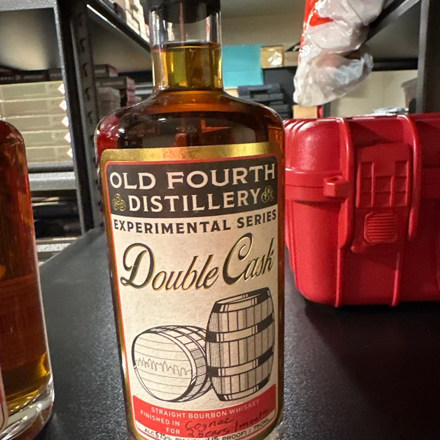 Old Fourth Distillery Experimental Series Double Cask Straight Bourbon Whiskey Finished in Cognac Casks