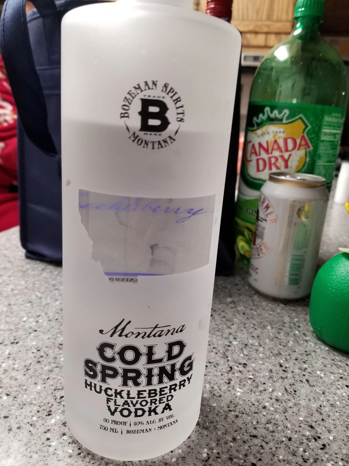 Montana Cold Spring Huckleberry Vodka