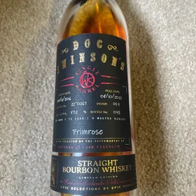 Doc Swinson's Single Barrel Cask Strength Straight abourbon Whiskey