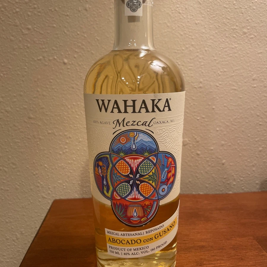 Wahaka Mezcal Abocado con Gusano