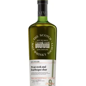 Peat-reek and barbeque char 33.135 (SMWS)