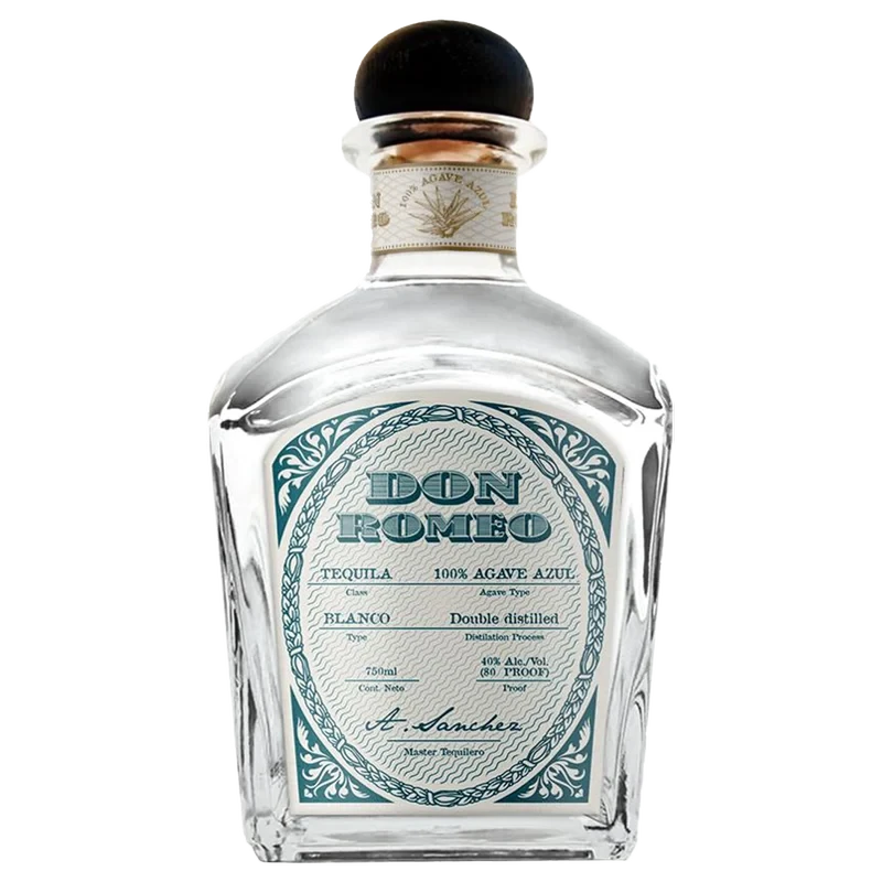 Don Romeo Blanco Tequila 750ml (80 Proof)