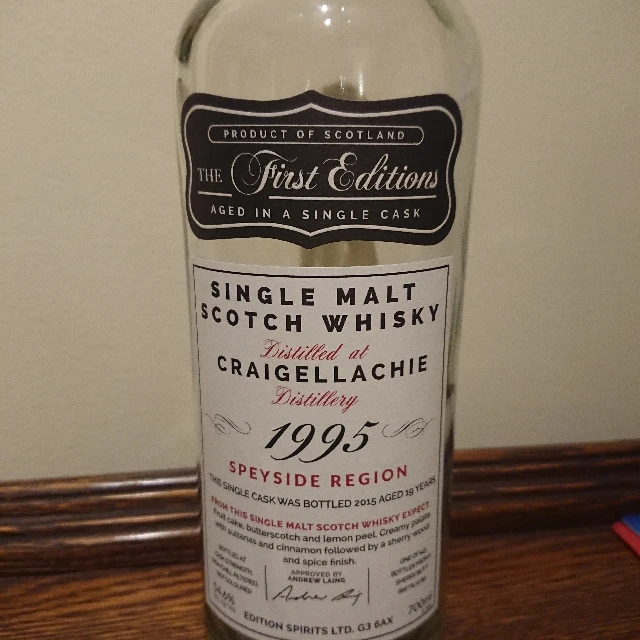 Craigellachie the first editions 19yo