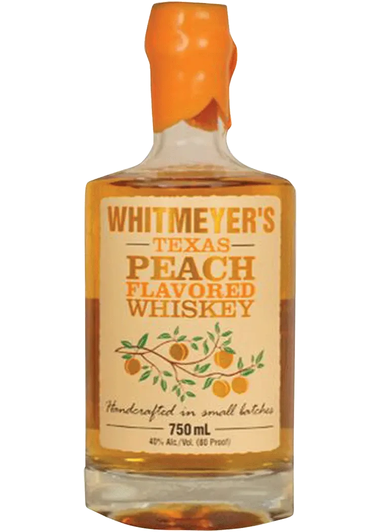Whitmeyer's Texas peach flavored whiskey