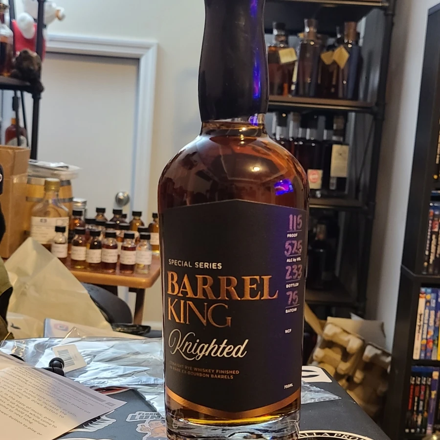 Barrel King Knighted Rye Finished in Willett and Stagg Barrels