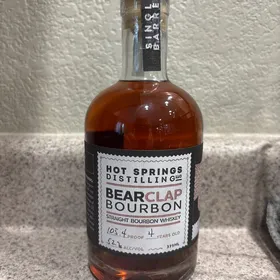 Hot Springs Single Barrel Bearclap Bourbon