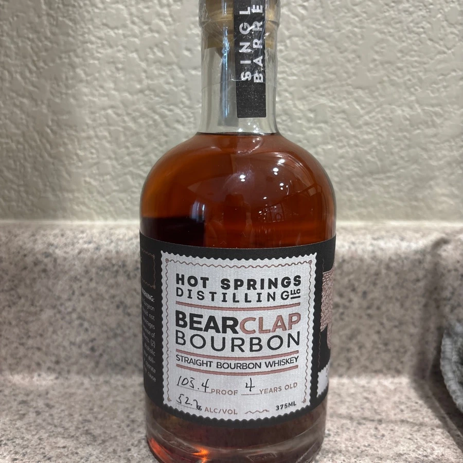 Hot Springs Single Barrel Bearclap Bourbon