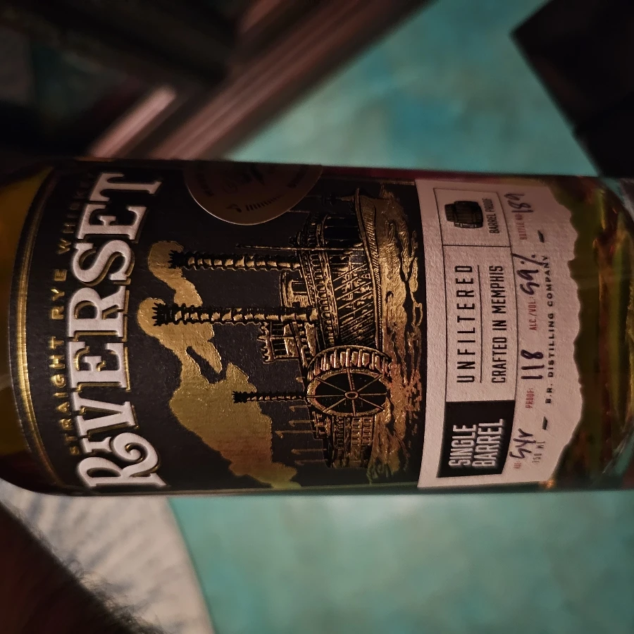 Riverset Straight Rye Whiskey Single Barrel (Caesar's)