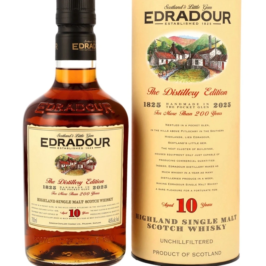 Edradour 10 Year Old Distillery Edition - 46% - Oloroso Sherry Casks - 200 Years Edition
