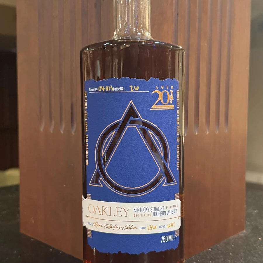 Oakley Kentucky Straight Bourbon Whiskey Aged 20 Yrs (Barrel 04-013)