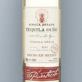 Tequila Ocho Añejo El Puertecito 2011