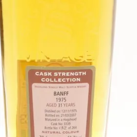 Banff 1975 31 Year Cask Strength Collection (Signatory)