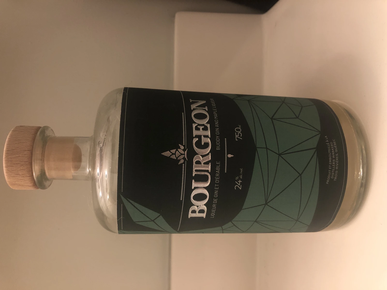 Wabasso Bourgeon Buddy Gin and Maple Liqueur