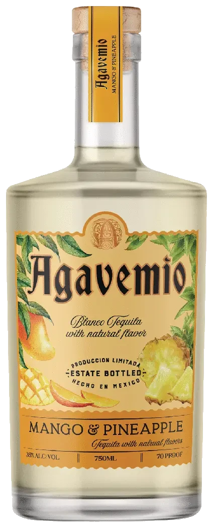 Agavemio Mango and PIneapple Blanco Tequila