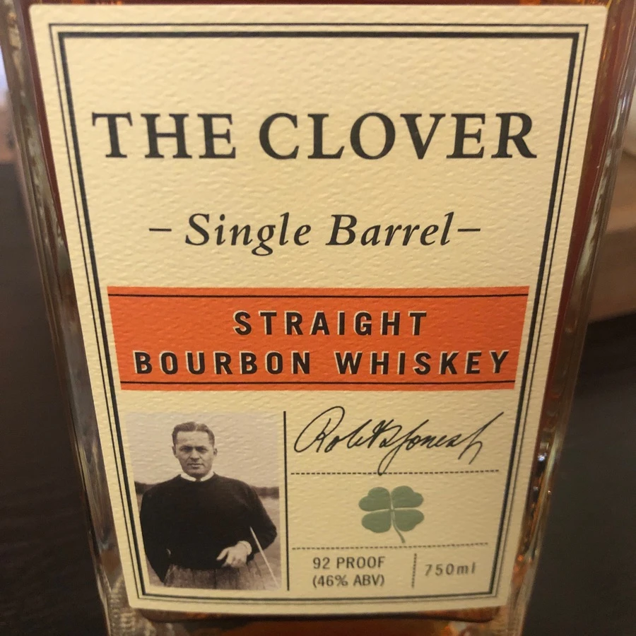 The Clover Single Barrel Straight Bourbon Whiskey