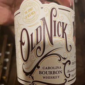 Old nick Carolina bourbon whiskey