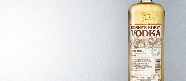 Koskenkorva Vodka Sauna Barrel