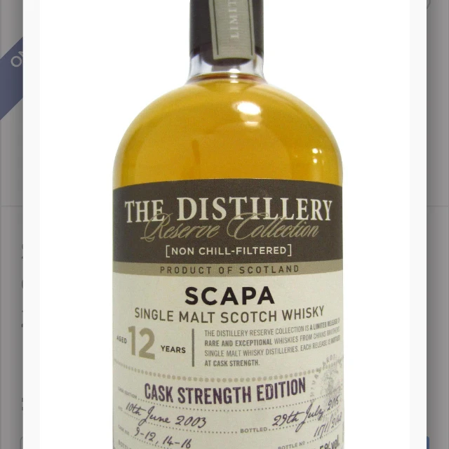 Scapa Distillery Reserve