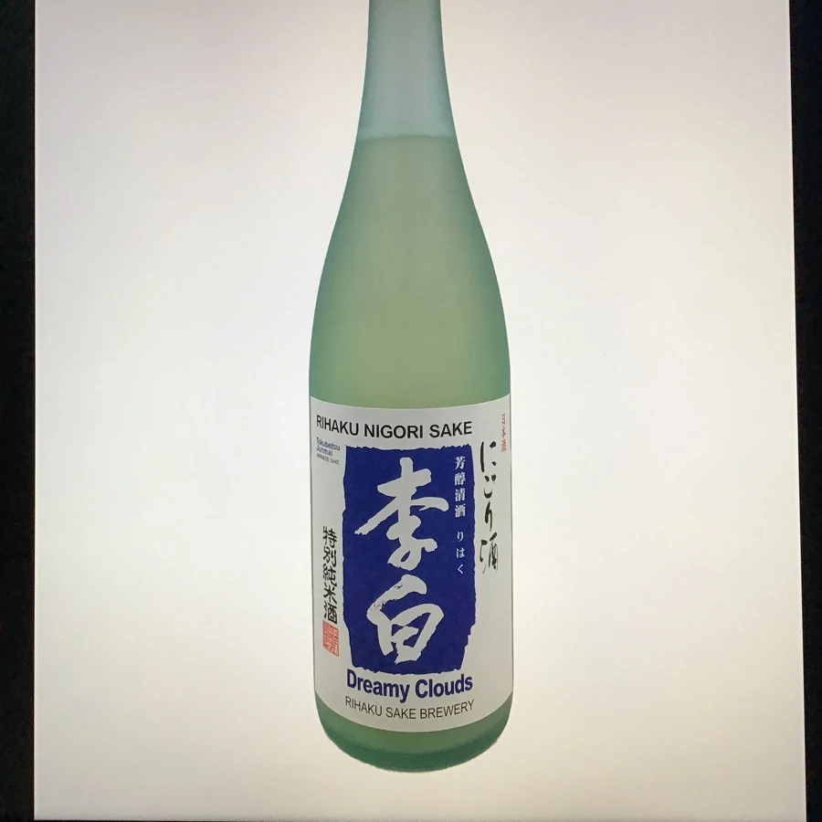 Rihaku Tokubetsu Junmai Nigori Sake Dreamy Clouds