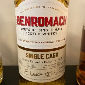 Benromach Single Cask No. 491 (British Columbia Exclusive)