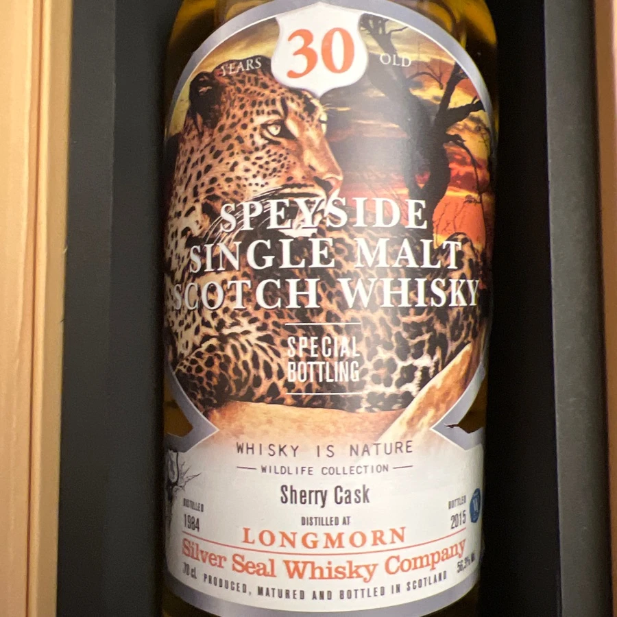 Longmorn 30 Year Sherry Cask (Silver Seal Whisky Co. - Whisky Is Nature Wildlife Collection)
