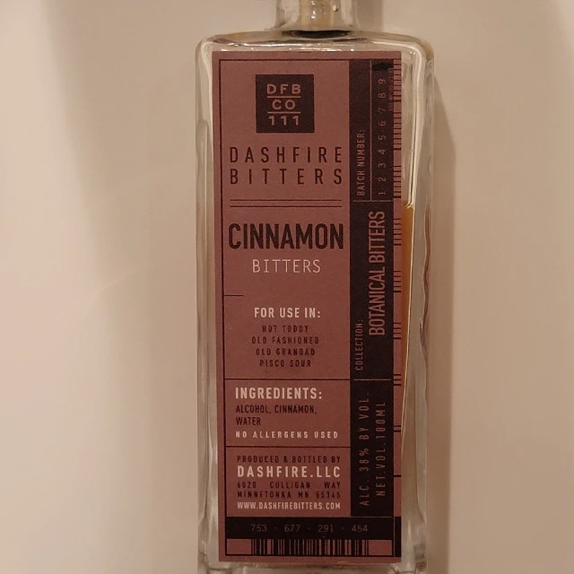 Dashfire Cinnamon Bitters