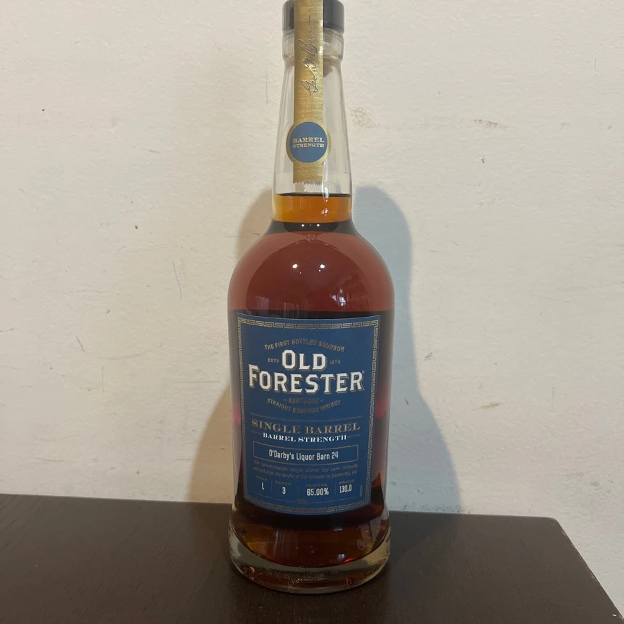 Old Forester Kentucky Straight Single Barrel Barrel Strength Bourbon (O'Darby's Liquor Barn 24)