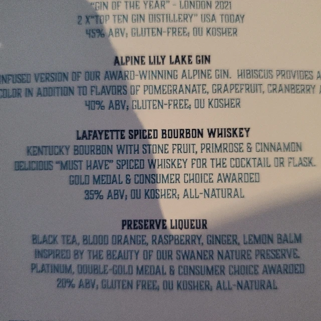 Lafayette Spiced Bourbon Whiskey