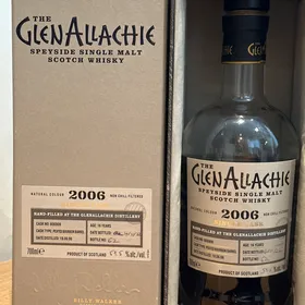 Glenallachie Hand Fill 2006 16yo peated bourbon barrel